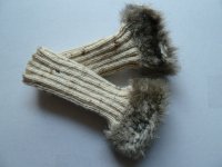 Armstulpen beige