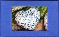 Blumenherz in Blau