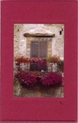 Fenster mit Blumenherz