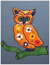 Eule von Ursula Schäfter