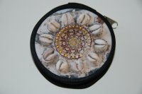 Geldbörse Porzellanblume rund 9x3cm
