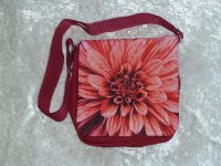 Dahlientasche rot klein 18x20cm