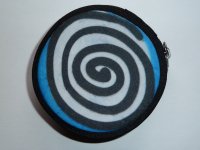 Geldbörse Spirale rund 9x3cm