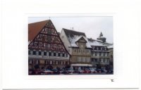 Marktplatz im Schnee