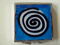 Taschenspiegel 6x6cm Spirale