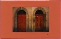 Orangene Türen